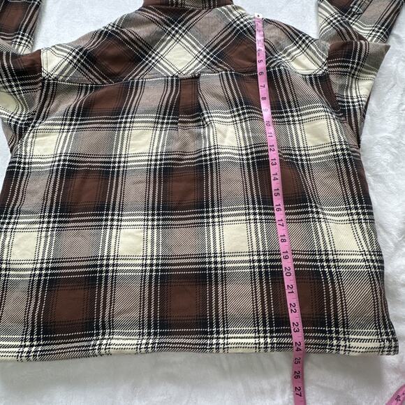 Alpine Design Shirt Jacket Shacket Women's Size Large Sherpa Lined Full Zip NEW - Picture 12 of 13